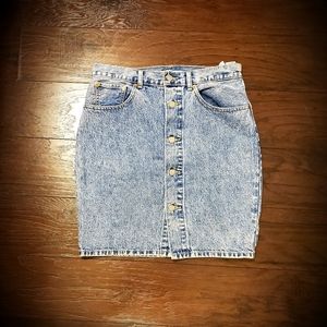 Levi's Button Down Pencil Skirt